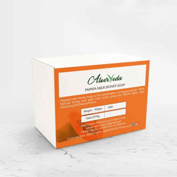 Papaya Milk Honey Soap - Image 2